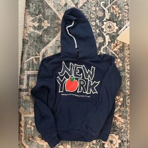 Madhappy Navy Blue New York Hoodie